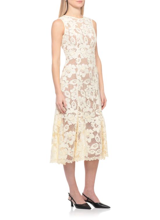 26SS 셀프 포트레이트 미디 원피스 SS26094MY YELLOW CROCHET LACEYELLOW Yellow - SELF PORTRAIT