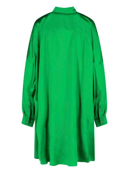 26SS 드리스 반 노튼 미디 원피스 011001 3024 604 Green - DRIES VAN NOTEN