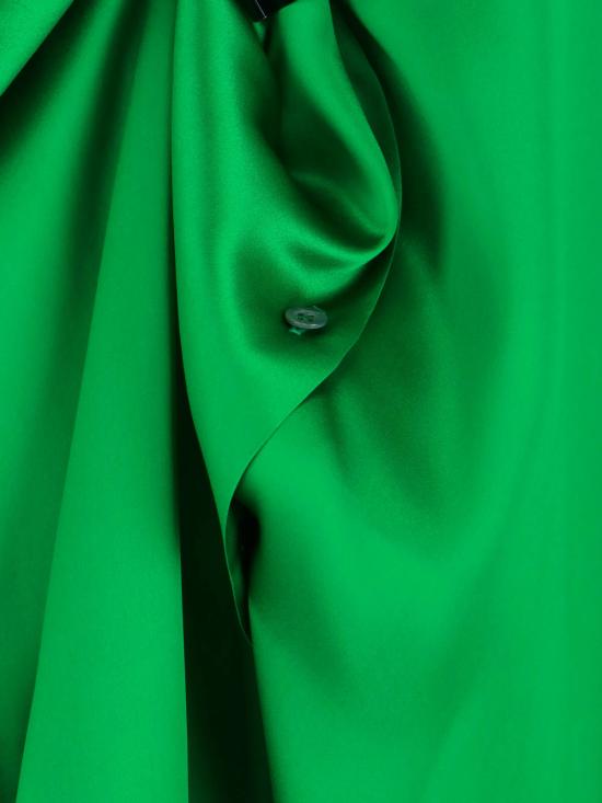 26SS 드리스 반 노튼 미디 원피스 011001 3024 604 Green - DRIES VAN NOTEN