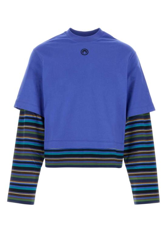 26SS 마린세르 반팔 티셔츠 UTT012ADJER0010 BL50 Blue