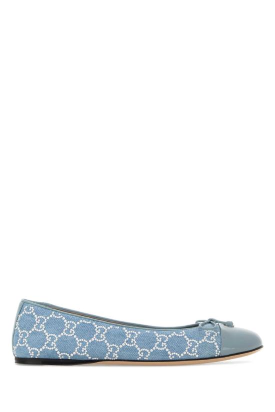 26SS 구찌 플랫 슈즈 855166FAFH3 4962 Light Blue