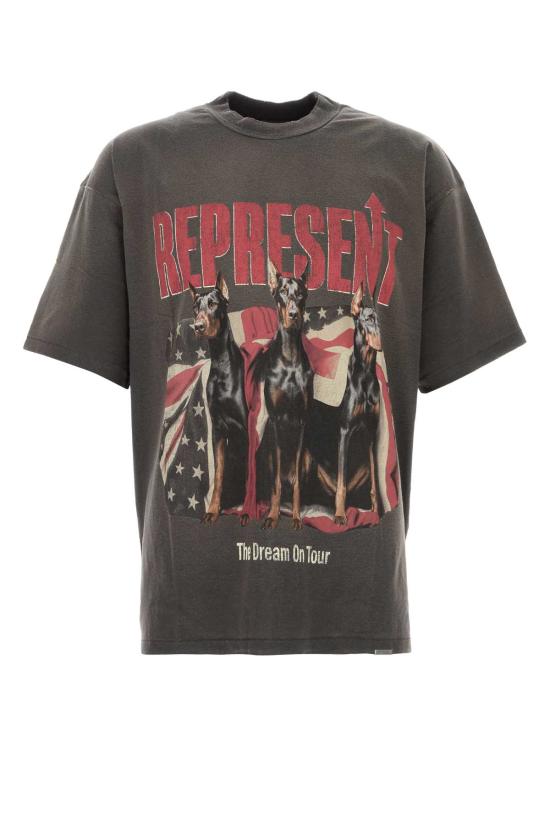 26SS 리프레젠트 반팔 티셔츠 MLM100593 46 Grey