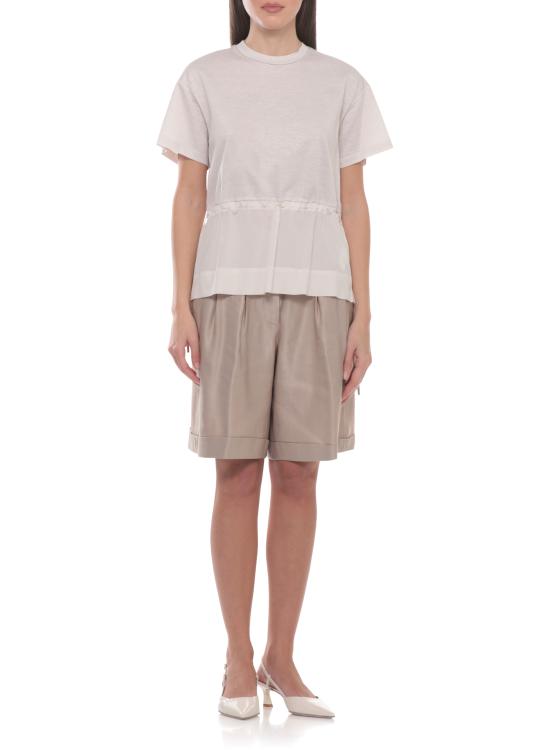 26SS 페세리코 반팔 티셔츠 S06434J0 3036A44A Ivory - PESERICO