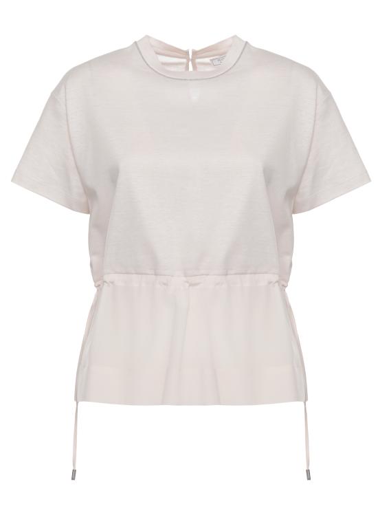 26SS 페세리코 반팔 티셔츠 S06434J0 3036A44A Ivory