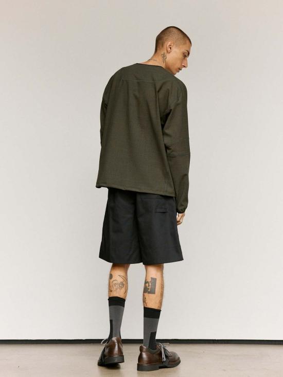  쥐알텐케이 탑 Gr10 K 울 오버록 긴팔 - GR10K