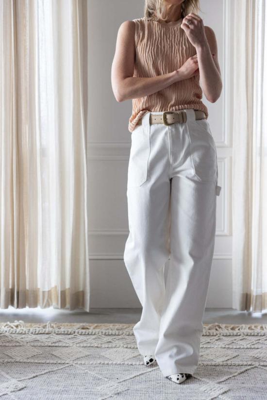  세로야 팬츠 세르.오.야 앙젤리크  화이트