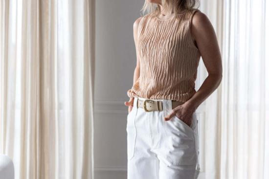  세로야 팬츠 세르.오.야 앙젤리크  화이트 - SER.O.YA