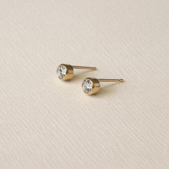  쉬나 마샬 주얼리 이어링 아스터 베젤 스터드 귀걸이 - SHEENA MARSHALL JEWELRY