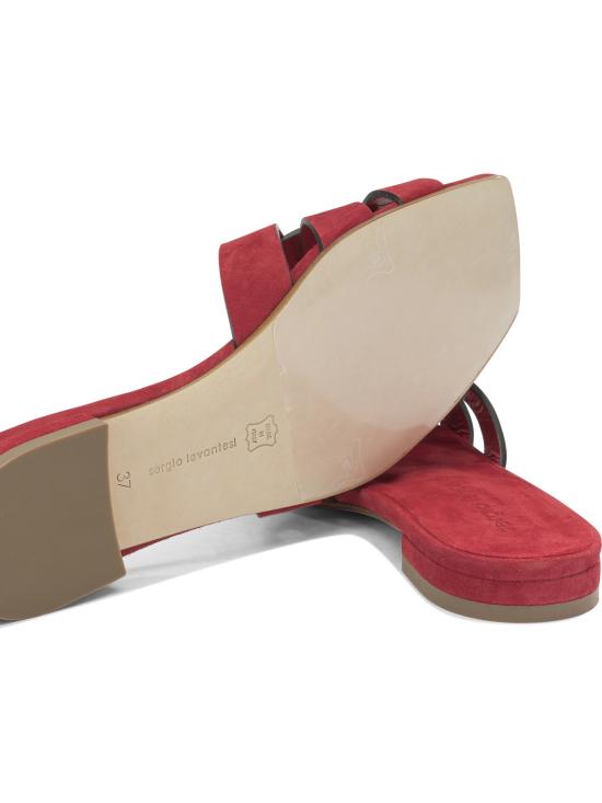 26SS 세르지오 레반테시 샌들 NORMA6CAMOSCIO ROSSO Red - SERGIO LEVANTESI
