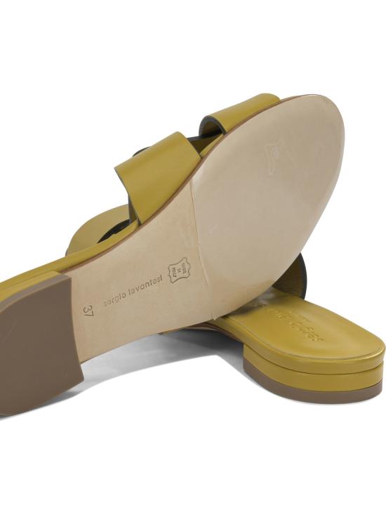 26SS 세르지오 레반테시 샌들 ARIA6TRYDE MOSTARDA Yellow - SERGIO LEVANTESI