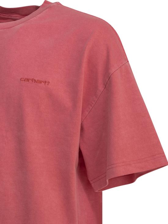 26SS 칼하트 WIP 숏슬리브 벤톤 티셔츠 I0355903IJ GD Fuchsia - CARHARTT WIP