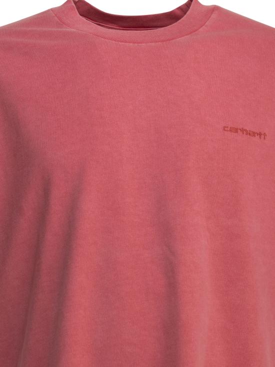 26SS 칼하트 WIP 숏슬리브 벤톤 티셔츠 I0355903IJ GD Fuchsia - CARHARTT WIP