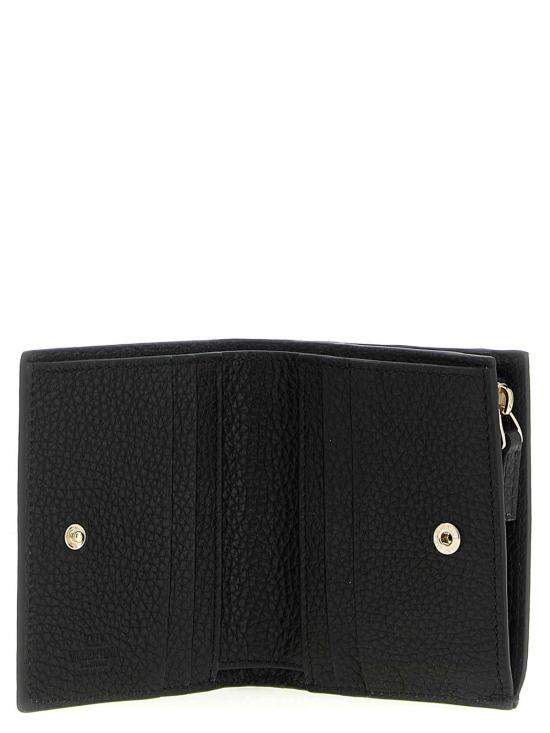  발렌티노 가라바니 락스터드 카드지갑 W0P0AR5VSH0NO Black - VALENTINO GARAVANI