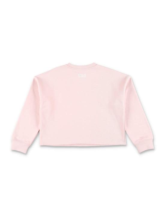  [키즈] 골든구스 풀오버 골든 구스 키즈 피아니카 드롭 스웨트셔츠 세피아 로즈 - GOLDEN GOOSE