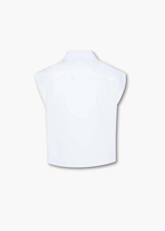  텔라 블라우스 럭키 탑 화이트 - TELA