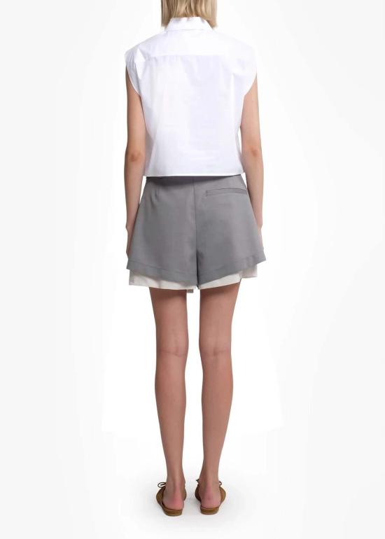  텔라 블라우스 럭키 탑 화이트 - TELA