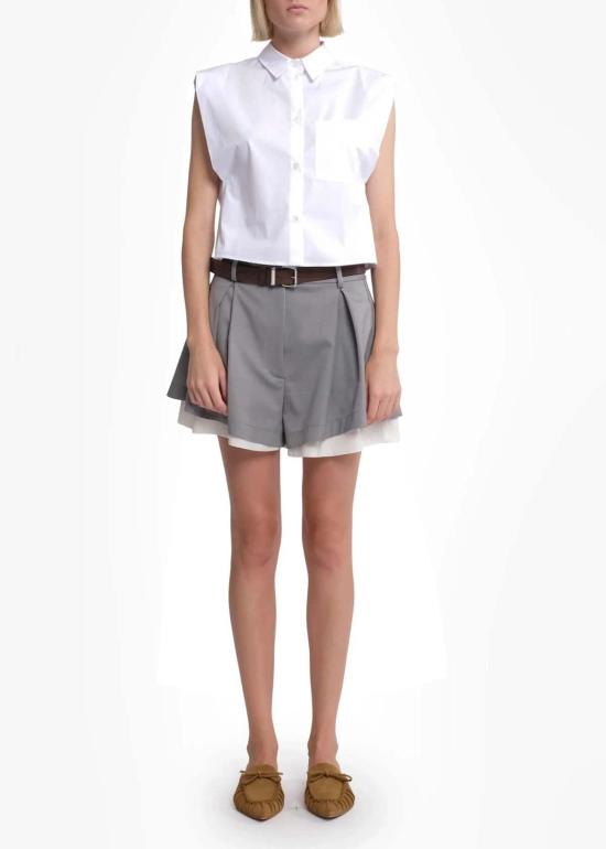  텔라 블라우스 럭키 탑 화이트 - TELA