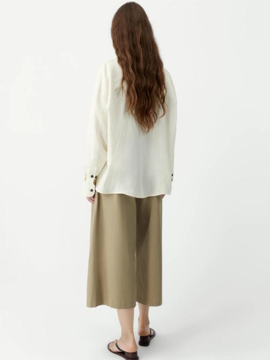  코데라 탑 코르데라 오버사이즈 펜슬 스트라이프 셔츠 - CORDERA