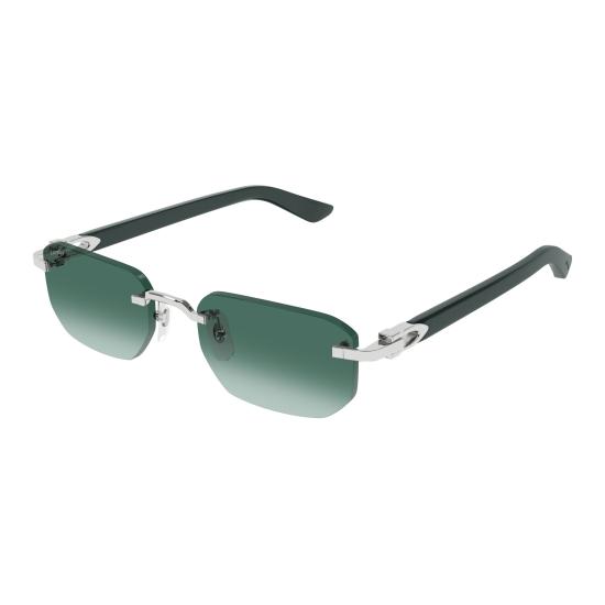 26SS 까르띠에 선글라스 CT0622S 003 SILVER GREEN GREEN - CARTIER