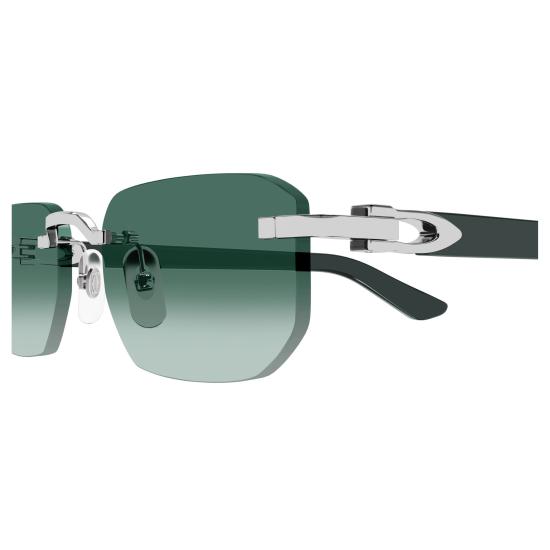 26SS 까르띠에 선글라스 CT0622S 003 SILVER GREEN GREEN - CARTIER