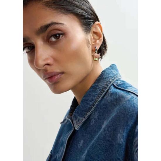  에센셜앤트워프 이어링 에센셜 앤트워프 주비 귀걸이 (참 장식 포함) 콤보1 나일 블루 - ESSENTIEL ANTWERP