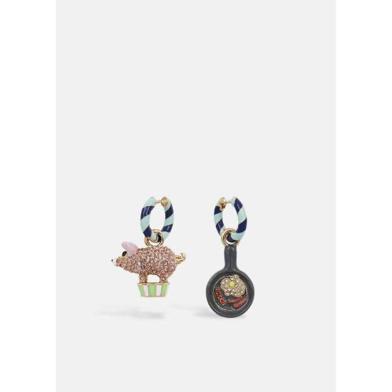  에센셜앤트워프 이어링 에센셜 앤트워프 주비 귀걸이 (참 장식 포함) 콤보1 나일 블루