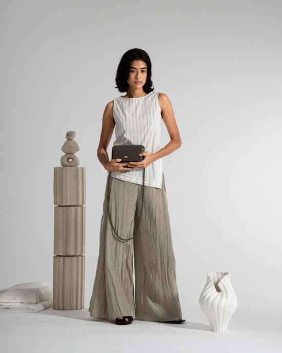  퓨처 클래식스 스트레이트 팬츠 퓨처 클래식 크링클 플루이드 팬츠 - FUTURE CLASSICS