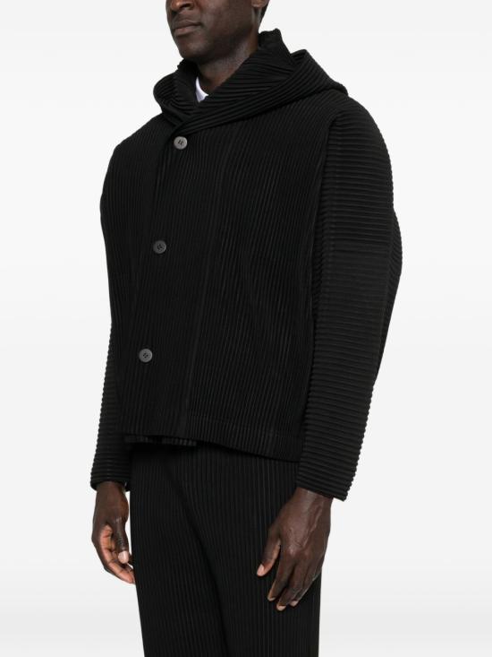 26SS 옴므 플리세 이세이 미야케 후드 티셔츠 HP66JC031 15 Black - HOMME PLISSE' ISSEY MIYAKE