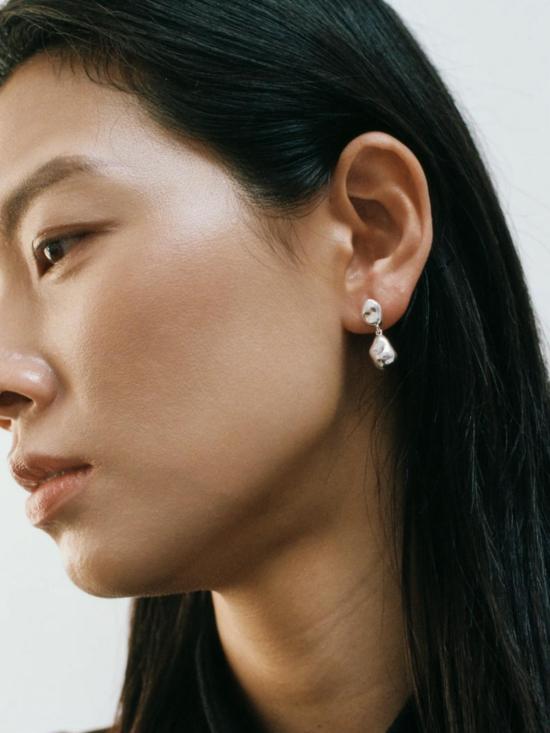  울프 시러스 이어링 울프 서커스 핀토 귀걸이 (은) - WOLF CIRUS