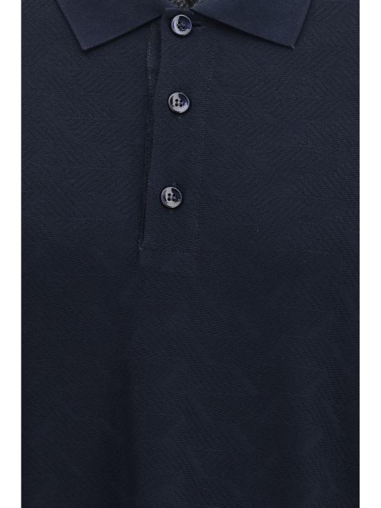 26SS 조르지오 아르마니 폴로 티셔츠 GM003150TE20342 UB081 BLUE - GIORGIO ARMANI