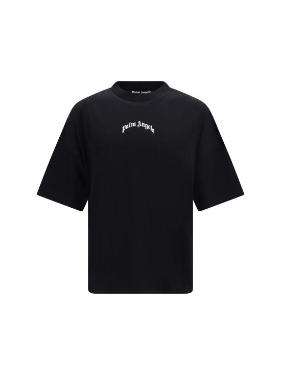 26SS 팜앤젤스 반팔 티셔츠 PMAA10BS26JER007 1003 BLACK