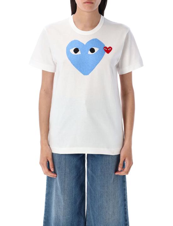 26SS 꼼데가르송 반팔 티셔츠 AX T106 051 2 Blue