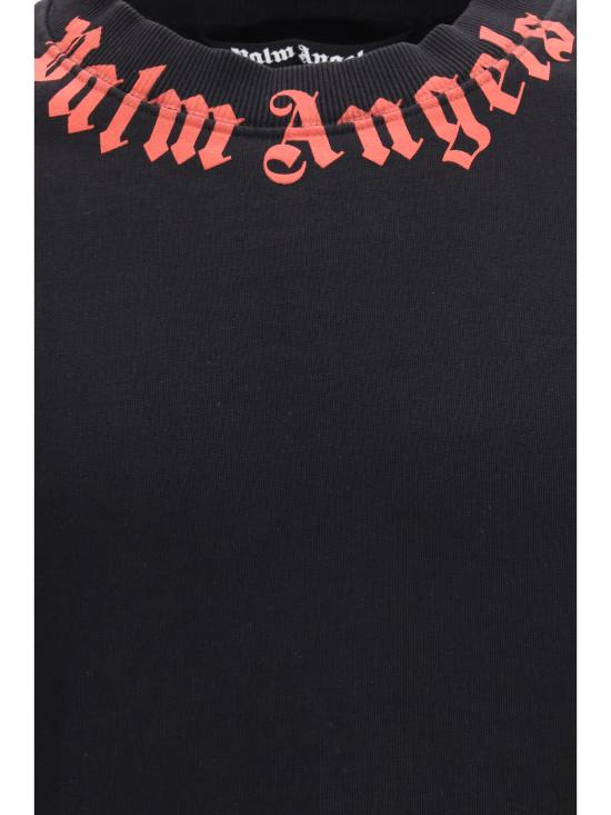 26SS 팜앤젤스 후드 티셔츠 PMBA08HS26FLE004 1025 BLACK - PALM ANGELS