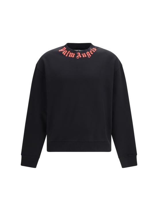 26SS 팜앤젤스 후드 티셔츠 PMBA08HS26FLE004 1025 BLACK