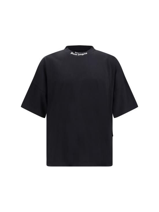 26SS 팜앤젤스 반팔 티셔츠 PMAA10BS26JER001 1003 BLACK