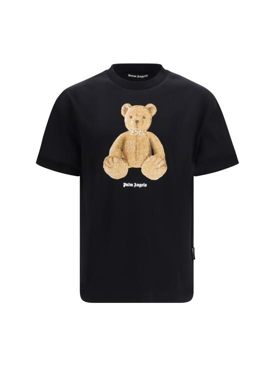 26SS 팜앤젤스 반팔 티셔츠 PMAA109S26JER00A 1060 BLACK