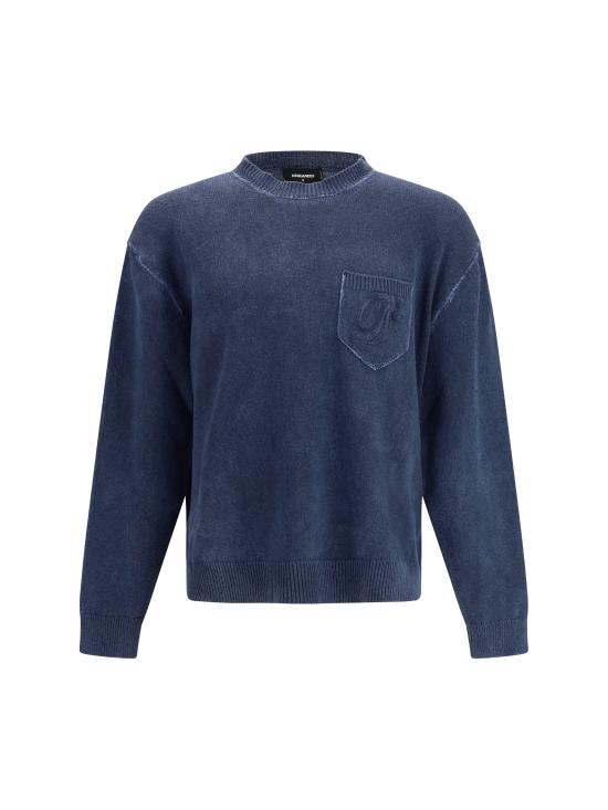 26SS 디스퀘어드2 스웨터 S71HA1411D13214 524 BLUE