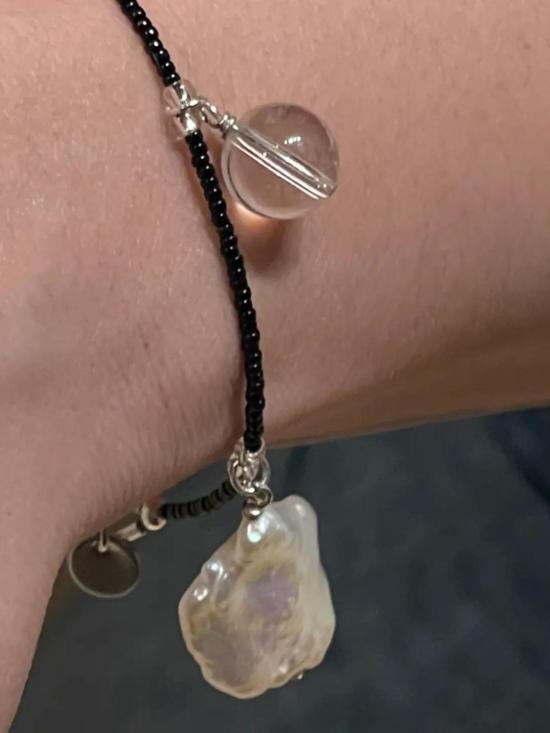  씨 앤 패턴 팔찌 바다 + 패턴 보석 참 - SEA & PATTERN