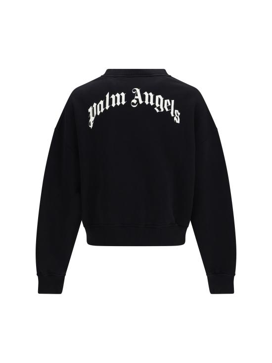 26SS 팜앤젤스 후드 티셔츠 PMBA08JS26FLE004 1003 BLACK - PALM ANGELS