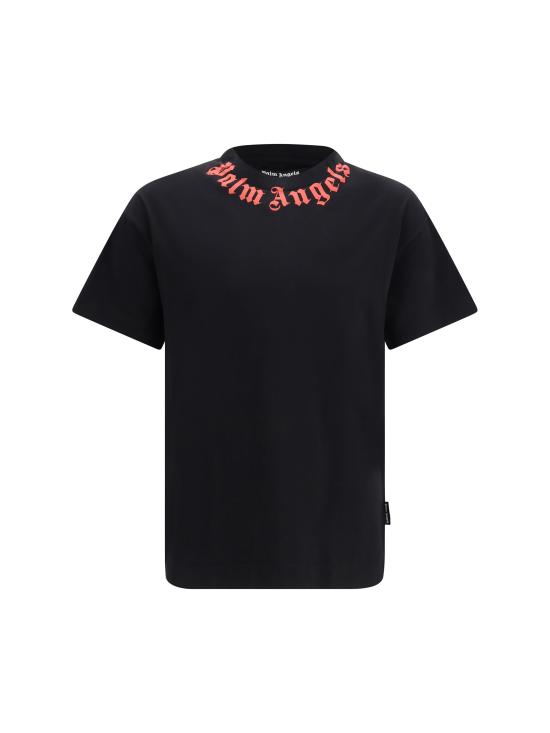 26SS 팜앤젤스 반팔 티셔츠 PMAA109S26JER008 1003 BLACK