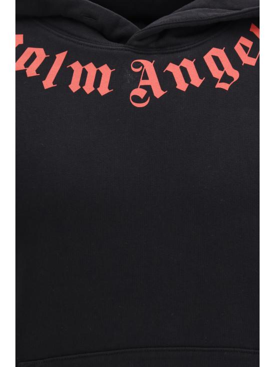 26SS 팜앤젤스 후드 티셔츠 PMBB17DS26FLE007 1025 BLACK - PALM ANGELS