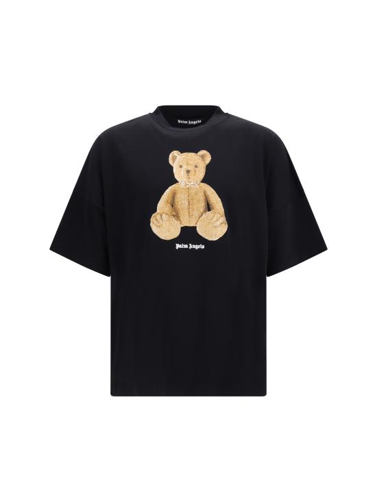 26SS 팜앤젤스 반팔 티셔츠 PMAA10BS26JER004 1060 BLACK