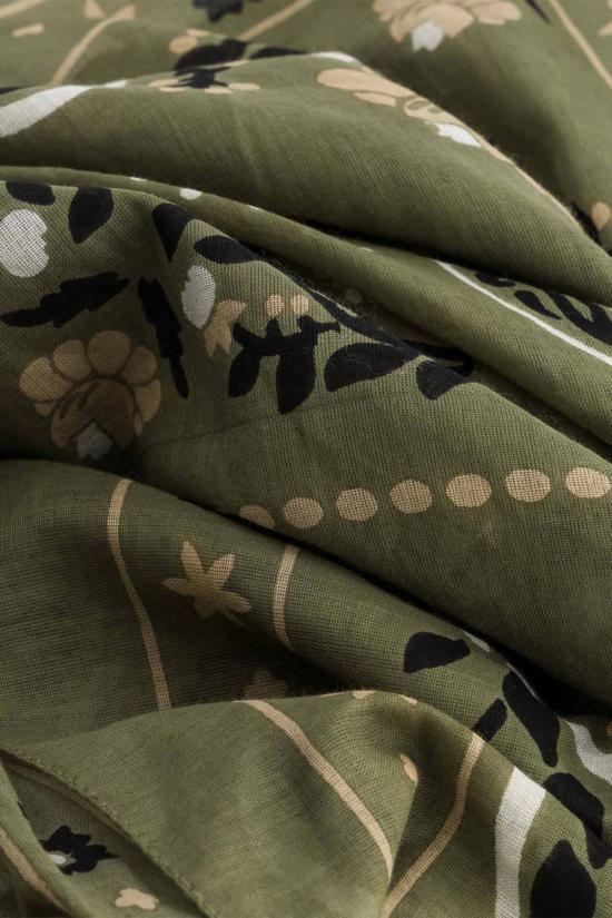  Maison Lecomte Flament 머플러/스카프 시크릿 가든 코튼 반다나 스카프 - OTHER BRANDS