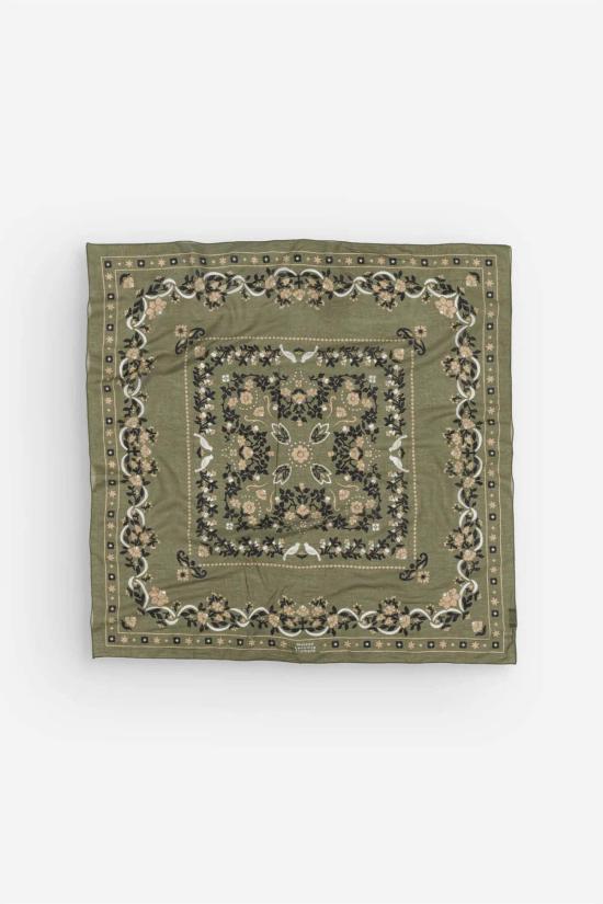  Maison Lecomte Flament 머플러/스카프 시크릿 가든 코튼 반다나 스카프