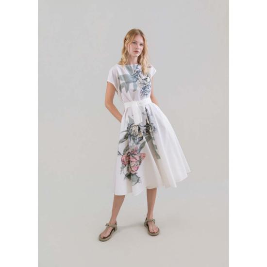  필로소피아 원피스 프소피아 뮤티드 피오니 스터디 드레스 화이트