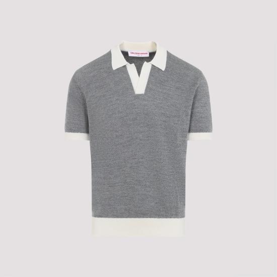 26SS 올레바 브라운 폴로 티셔츠 281779 CHARCOAL WHITE SAND - ORLEBAR BROWN