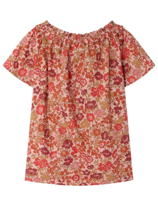 26SS [키즈] 봉쁘앙 셔츠 S06GBLW00019 520 FLEURS ROSE - BONPOINT