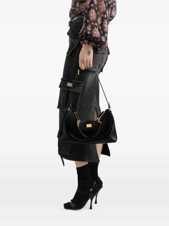 26SS 돌체앤가바나 Medium Vittoria calfskin 핸드백 BB7896AZ000 80999 NERO - DOLCE & GABBANA