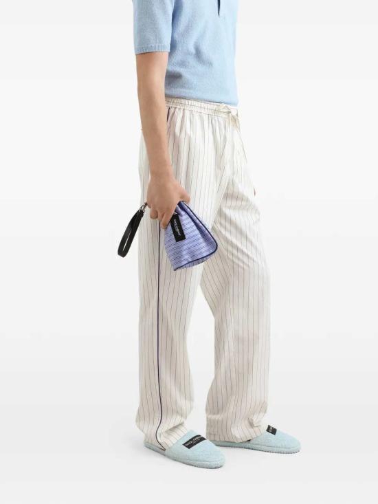 26SS 돌체앤가바나 Calfskin and striped poplin 핸드백 BM2500A0390 8L879 MULTICOLOR AZZURRO - DOLCE & GABBANA