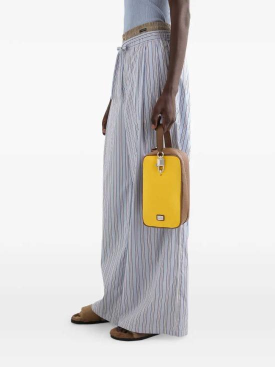 26SS 돌체앤가바나 Lock canvas and calfskin 핸드백 BM2449A0368 8Z282 GIALLO CARAMELLO - DOLCE & GABBANA